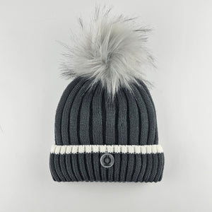 Grey Stripe Tuque