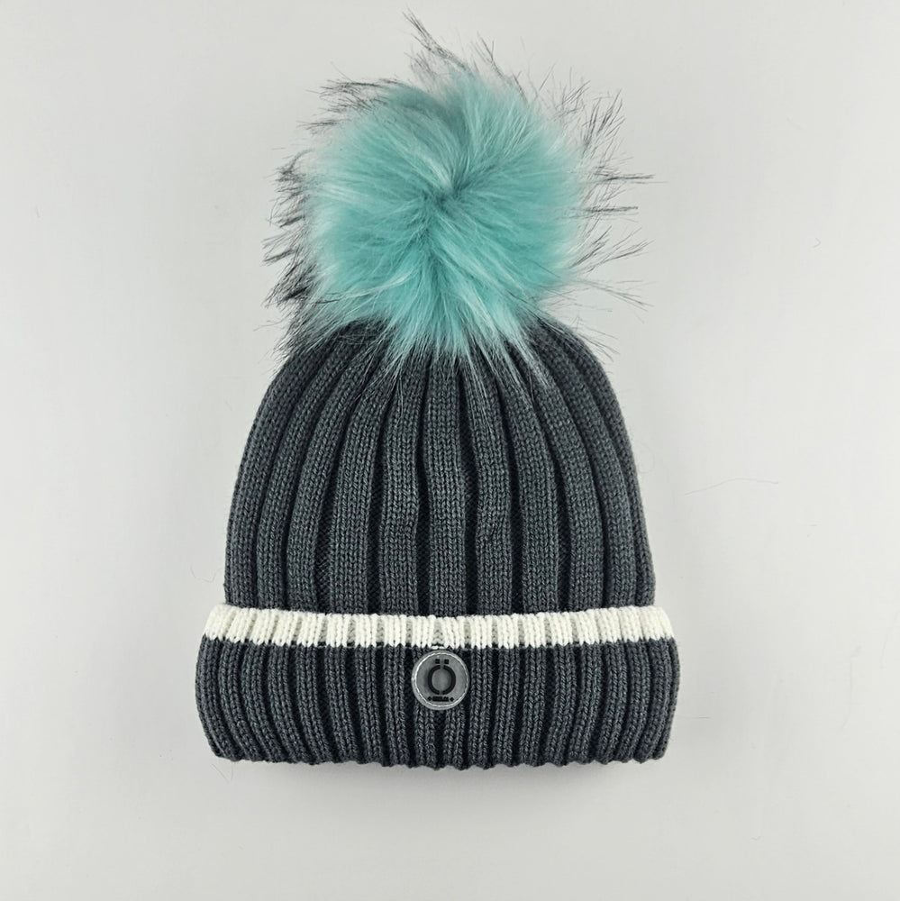 Grey Stripe Tuque